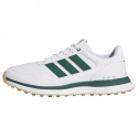 Adidas Golfsko Herr S2G Leather 26 Vit/Grön/Gum