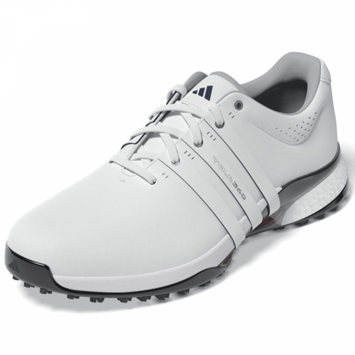 Adidas Golfsko Herr Tour 360 25 SL Vit/Marinblå/Röd i gruppen Skor / Golfskor Herr hos Dimbo Golf AB (1079050-NJX89590r)