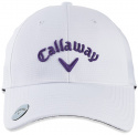 Callaway Keps Stitch Magnet Dam 22 Justerbar Vit/Lila