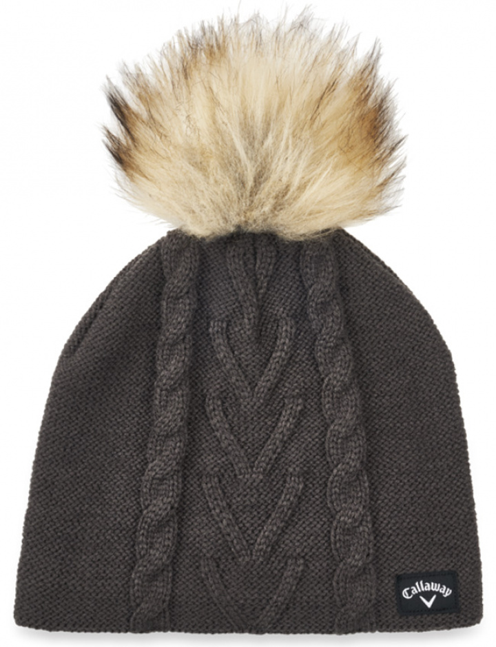 Callaway Mössa Pom Pom Beanie Dam Grafit i gruppen Kläder / Accessoarer / MÖSSOR hos Dimbo Golf AB (1404015-5220227)