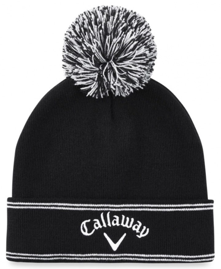Callaway Mössa Classic Beanie Svart/Vit i gruppen Kläder / Accessoarer / MÖSSOR hos Dimbo Golf AB (1404017-5220152)