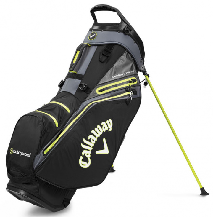 Callaway Bärbag HyperDry 14 Svart/Grafit/Gul i gruppen Bagar / Bärbagar Vattentäta hos Dimbo Golf AB (1411104-5120178)