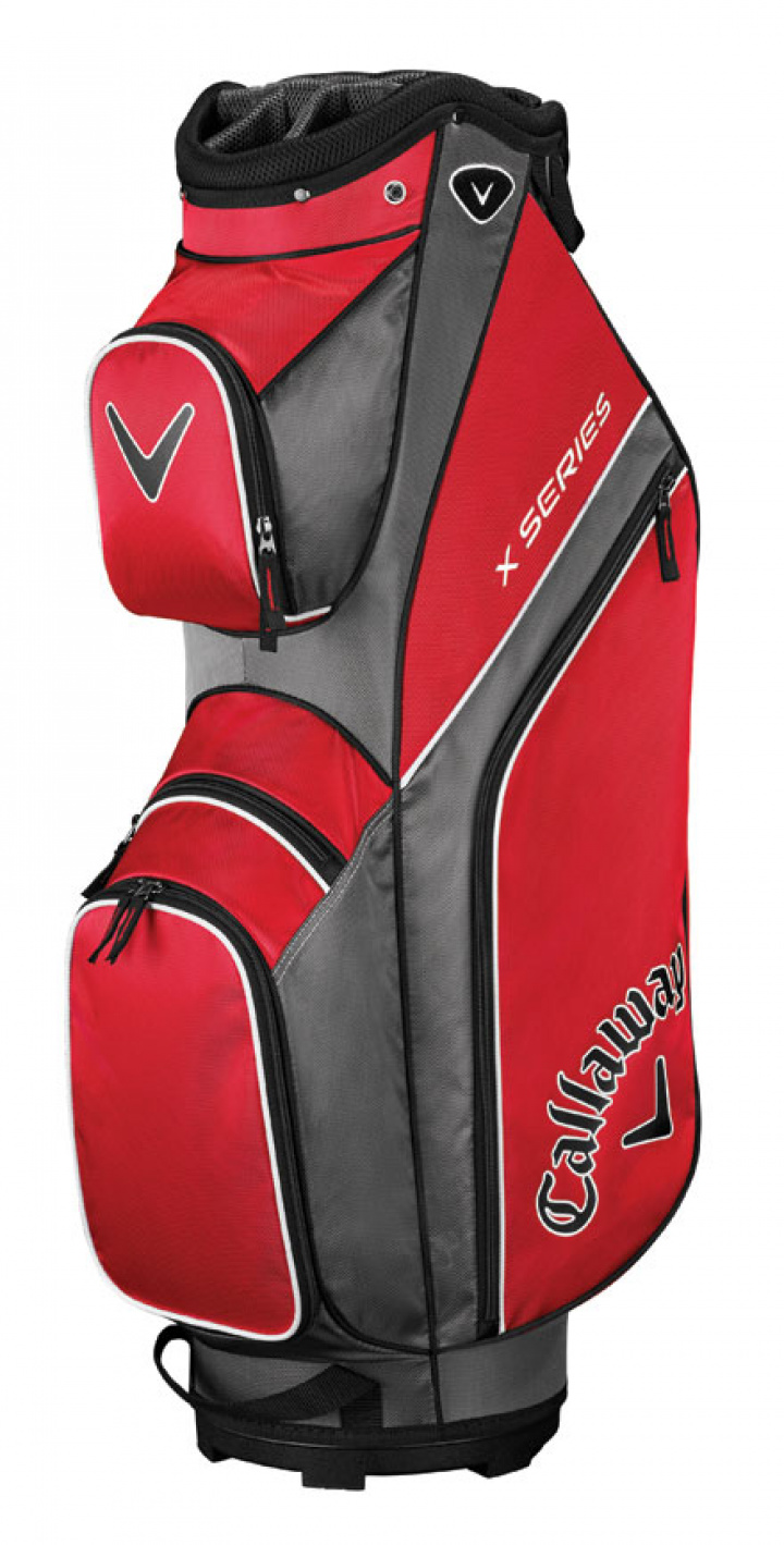 Callaway Vagnbag X Series Röd/Titan/Vit i gruppen Bagar / Vagnbagar hos Dimbo Golf AB (1412077-509210)