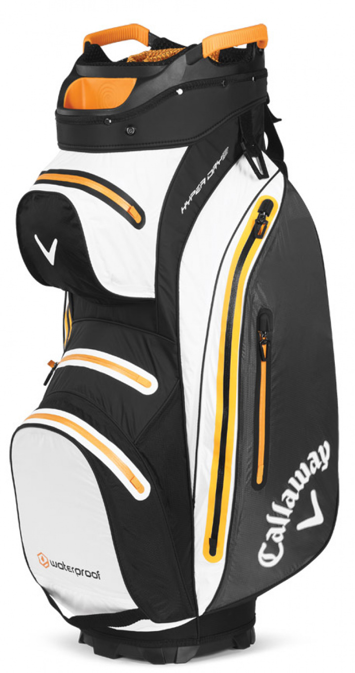 Callaway Vagnbag Hyper Dry 15 Mavrik Svart/Vit/Orange i gruppen Bagar / Vagnbagar Vattentäta hos Dimbo Golf AB (1412078-5120023)
