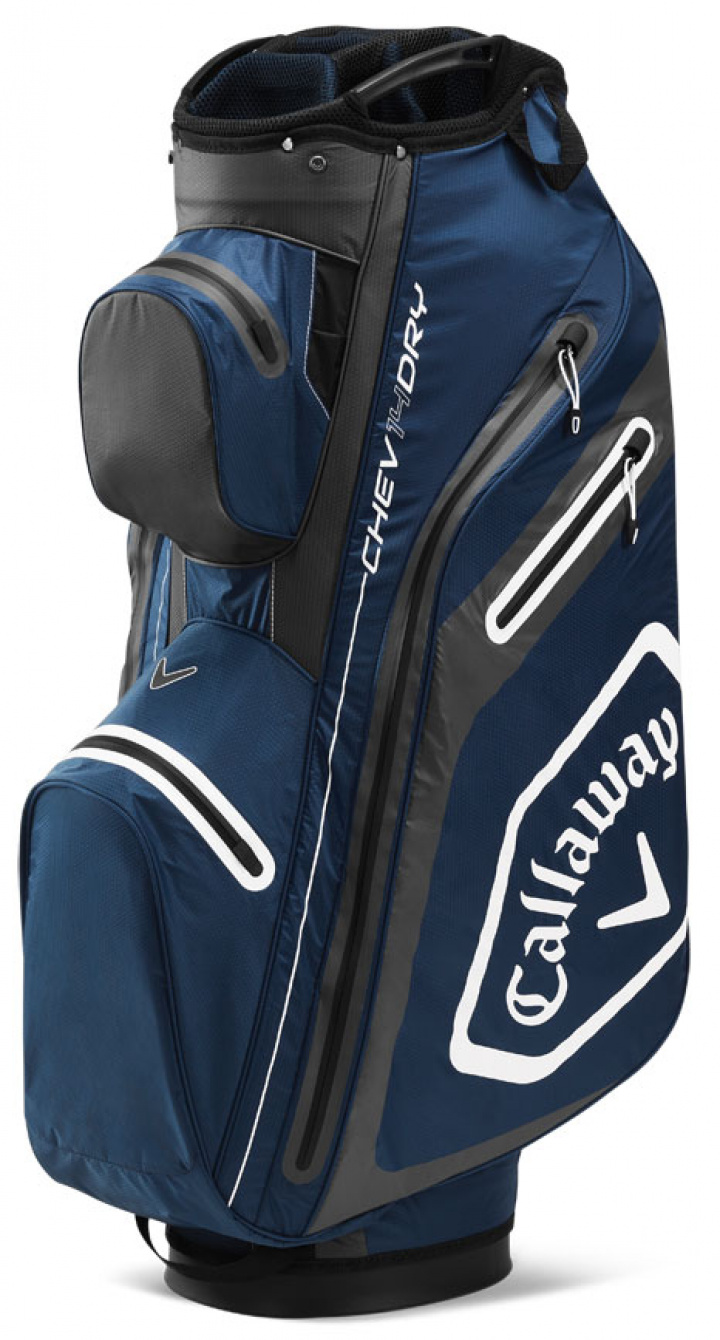 Callaway Vagnbag Chev Dry 14 Marinblå/Grafit/Vit i gruppen Bagar / Vagnbagar hos Dimbo Golf AB (1412079-5120021)