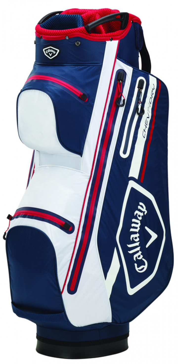 Callaway Vagnbag Chev Dry 14 Marinblå/Röd/Vit i gruppen Bagar / Vagnbagar hos Dimbo Golf AB (1412084-5120511)