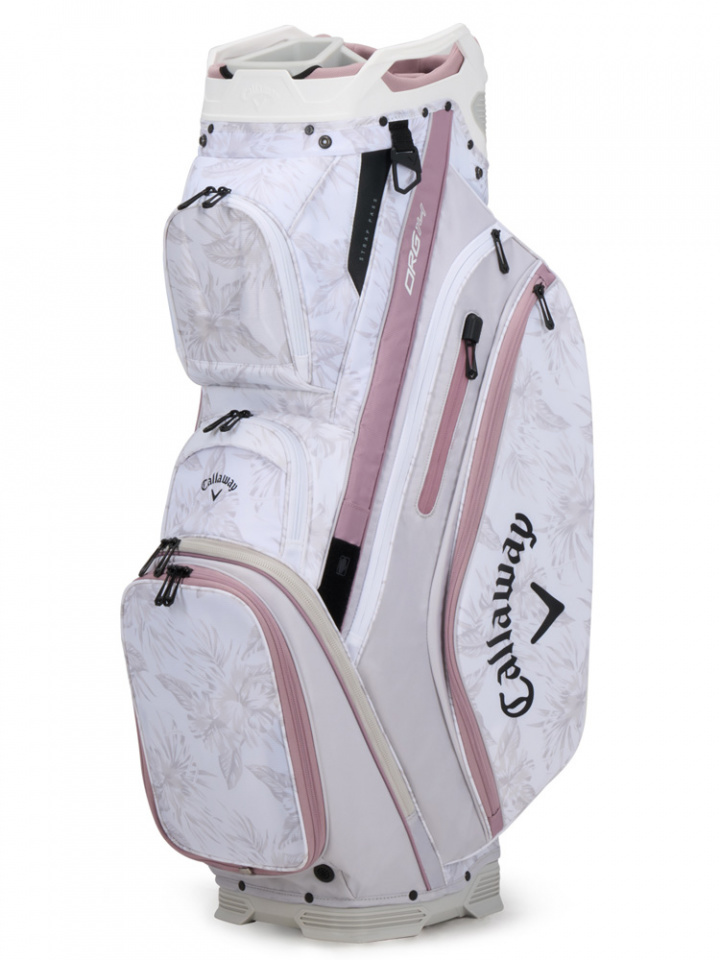 Callaway Vagnbag Org 14 2023 Tropisk Grå/Rosé/Silver i gruppen Bagar / Vagnbagar hos Dimbo Golf AB (1412090-5123088)