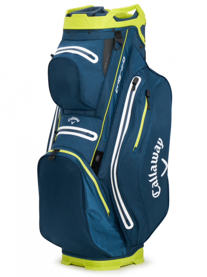 Callaway Vagnbag Org 14 HyperDry 2023 Marinblå/Gul i gruppen Bagar / Vagnbagar Vattentäta hos Dimbo Golf AB (1412091-5123138)