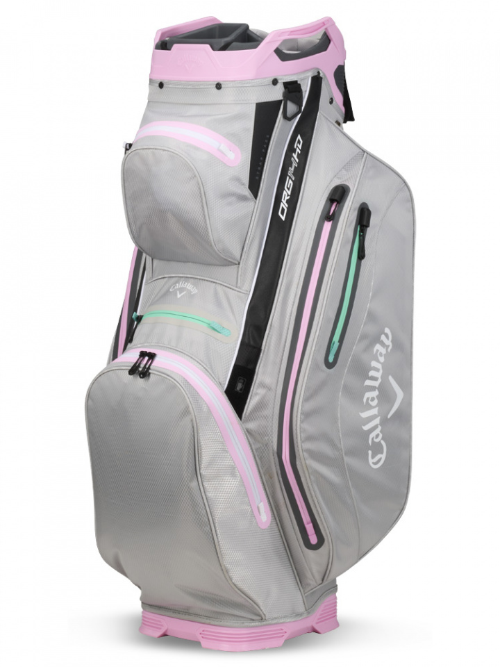 Callaway Vagnbag Org 14 HyperDry 2024 Grå/Rosa i gruppen Bagar / Vagnbagar Vattentäta hos Dimbo Golf AB (1412091-5124168)