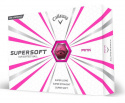 Callaway Golfbollar Supersoft Rosa (1st duss)