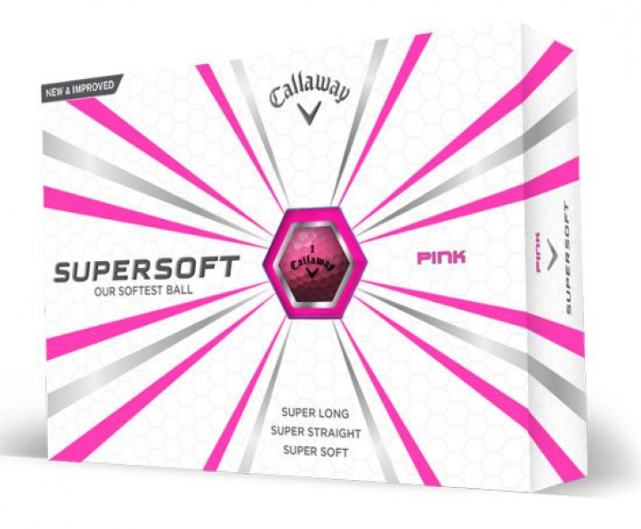 Callaway Golfbollar Supersoft Rosa (1st duss) i gruppen Rea / Rea Golfbollar hos Dimbo Golf AB (1415021-51)