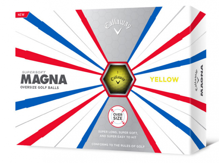 Callaway Golfbollar Supersoft Magna Gul (1st duss) i gruppen Golfbollar hos Dimbo Golf AB (1415026-30)