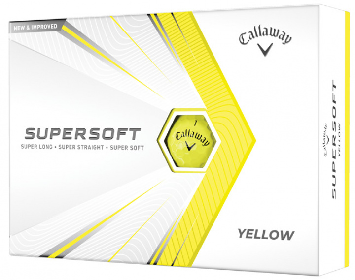 Callaway Golfbollar Supersoft 21 Gul (1st duss) i gruppen Golfbollar hos Dimbo Golf AB (1415027-30)