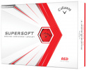 Callaway Golfbollar Supersoft Matte 21 Röd (1st duss)