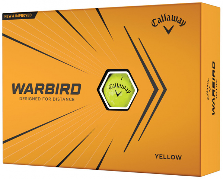 Callaway Golfbollar Warbird 21 Gul (1st duss) i gruppen Golfbollar hos Dimbo Golf AB (1415028-30)