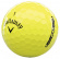 Callaway Golfbollar Supersoft Max 21 Gul (1st duss)