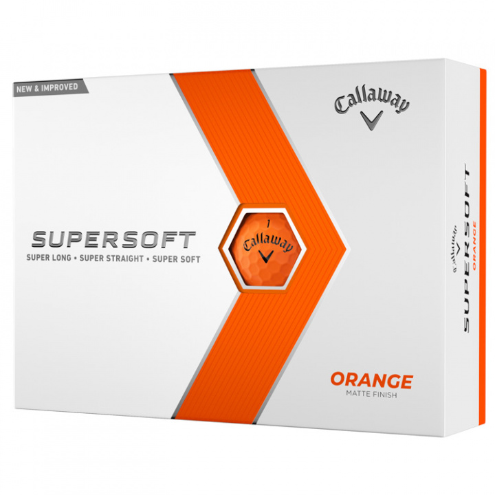 Callaway Golfbollar Supersoft Matte 23 Orange (1st duss) i gruppen Rea / Rea Golfbollar hos Dimbo Golf AB (1415032-60)