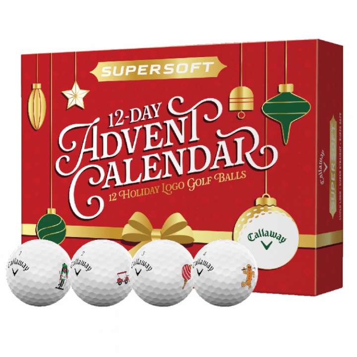 Callaway Supersoft Adventskalender - Dussin i gruppen Golfbollar / Dussin hos Dimbo Golf AB (1415035-621252)