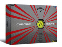Callaway Golfbollar Chrome Soft X Gul (1st duss)