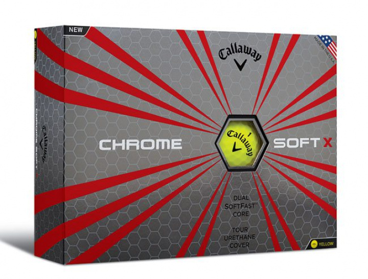 Callaway Golfbollar Chrome Soft X Gul (1st duss) i gruppen Golfbollar / Callaway golfbollar hos Dimbo Golf AB (1416015-3001)