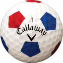 Callaway Golfbollar Chrome Soft 19 Truvis Vit/Röd/Blå (1st duss)