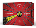 Callaway Golfbollar Chrome Soft 19 Truvis Gul/Svart (1st duss)