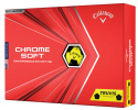 Callaway Golfbollar Chrome Soft 20 Truvis Gul/Svart (1st duss)