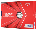 Callaway Golfbollar Chrome Soft 20 Vit Triple Track (1st duss)