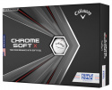 Callaway Golfbollar Chrome Soft 20 X Vit Triple Track (1st duss)