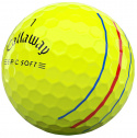 Callaway Golfbollar ERC Soft Triple Track Gul (1st duss)