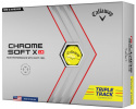 Callaway Golfbollar Chrome Soft 22 X LS Gul Triple Track (1st duss)