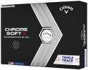 Callaway Golfbollar Chrome Soft 22 X Vit Triple Track (1st duss)