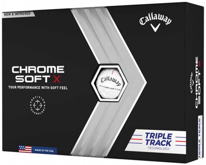 Callaway Golfbollar Chrome Soft 22 X Vit Triple Track (1st duss) i gruppen Rea / Rea Golfbollar hos Dimbo Golf AB (1416032-1010)