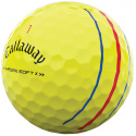 Callaway Golfbollar Chrome Soft 22 X Gul Triple Track (1st duss)