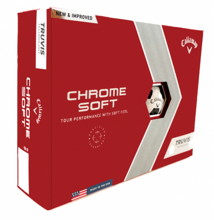 Callaway Golfbollar Chrome Soft 22 Truvis Vit/Svart (1st duss) i gruppen Rea / Rea Golfbollar hos Dimbo Golf AB (1416035-1099)