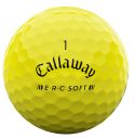 Callaway Golfbollar ERC Soft 23 Triple Track Gul (1st duss)