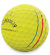 Callaway Golfbollar Chrome Soft Triple Track 24 Gul (1st duss)