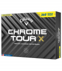 Callaway Golfbollar Chrome Tour X 360 Triple Track 24 Gul (1st duss)