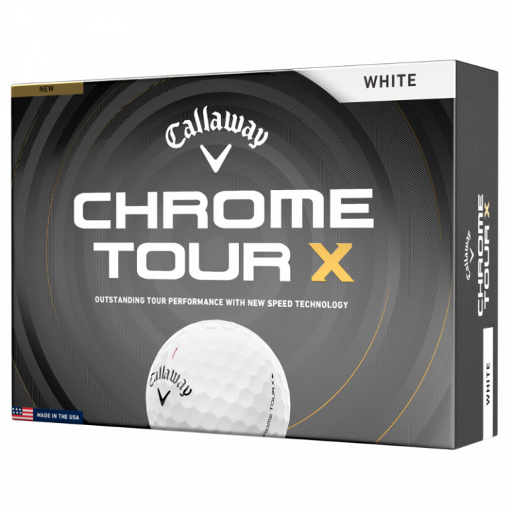 Callaway Chrome Tour X Vit - Dussin i gruppen Golfbollar / Dussin hos Dimbo Golf AB (1416055-792499)