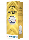 Callaway Golfbollar Chrome Tour 360 Triple Track 24 Vit (1st 3-pack)