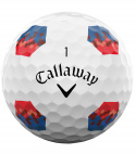 Callaway Golfbollar Chrome Tour X TruTrack Blå/Röd (1st 3-pack)