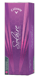 Callaway Golfbollar Solaire Rosa (1st 3-pack)