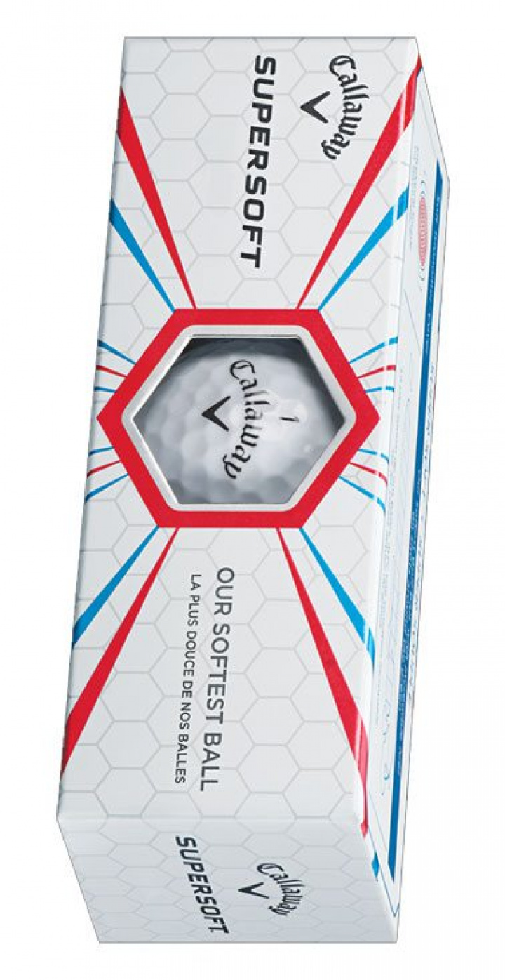 Callaway Golfbollar Supersoft Vit (1st 3-pack) i gruppen Golfbollar / 3-pack hos Dimbo Golf AB (1418028-10)