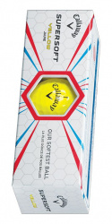 Callaway Golfbollar Supersoft Gul (1st 3-pack)
