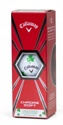 Callaway Golfbollar Chrome Soft 19 Truvis Shamrock Vit (1st 3-pack)