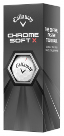 Callaway Golfbollar Chrome Soft 20 X Vit (1st 3-pack)