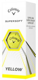 Callaway Golfbollar Supersoft 21 Gul (1st 3-pack)