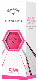 Callaway Golfbollar Supersoft 21 Matte Rosa (1st 3-pack)