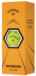 Callaway Golfbollar Warbird 21 Gul (1st 3-pack)