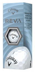 Callaway Golfbollar Reva 21 Pearl (1st 3-pack)